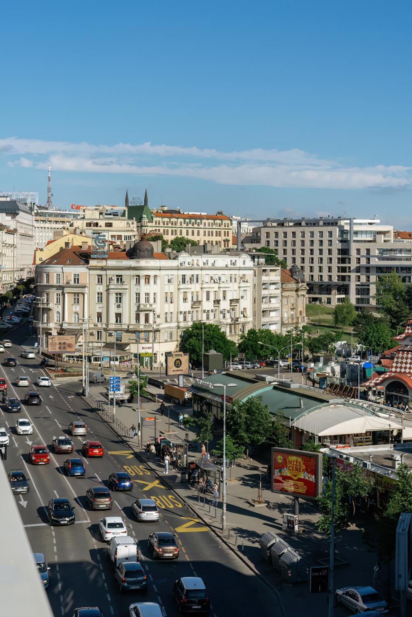 Roof Shelter City View Old Town Renovated Белград Екстериор снимка